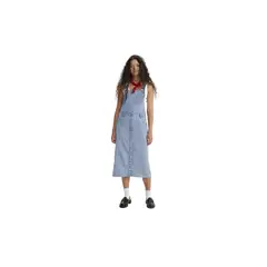LEVIS - Vestido Mujer Jumper Celeste