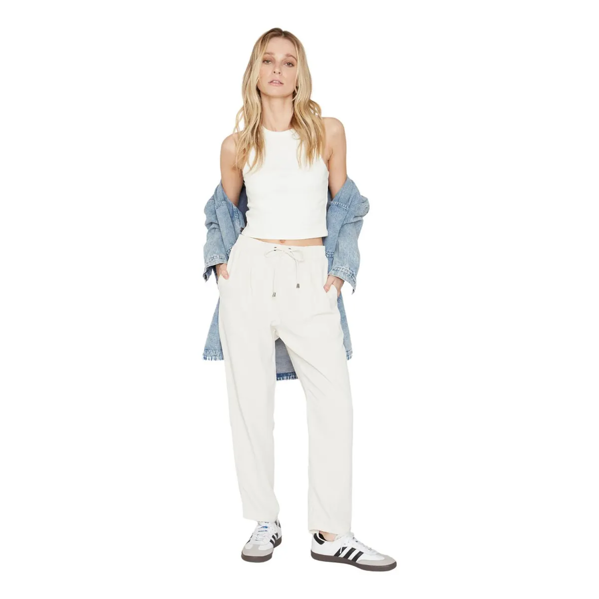 JACINTA TIENDA - Pantalón Jogger Summer crudo Jacinta Tienda