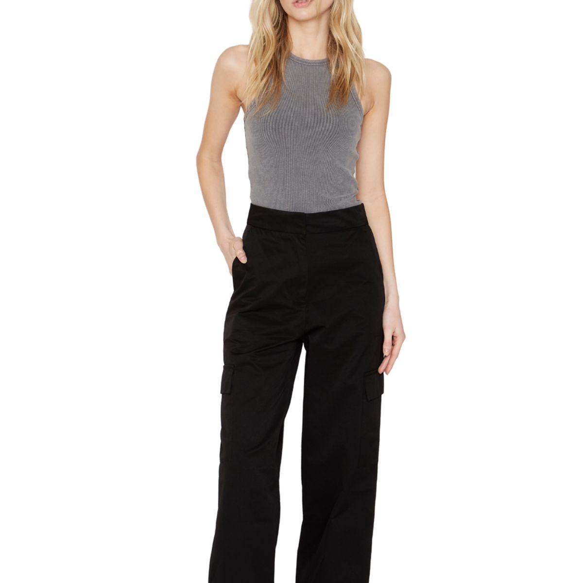 JACINTA TIENDA - Pantalón Cargo negro Jacinta Tienda
