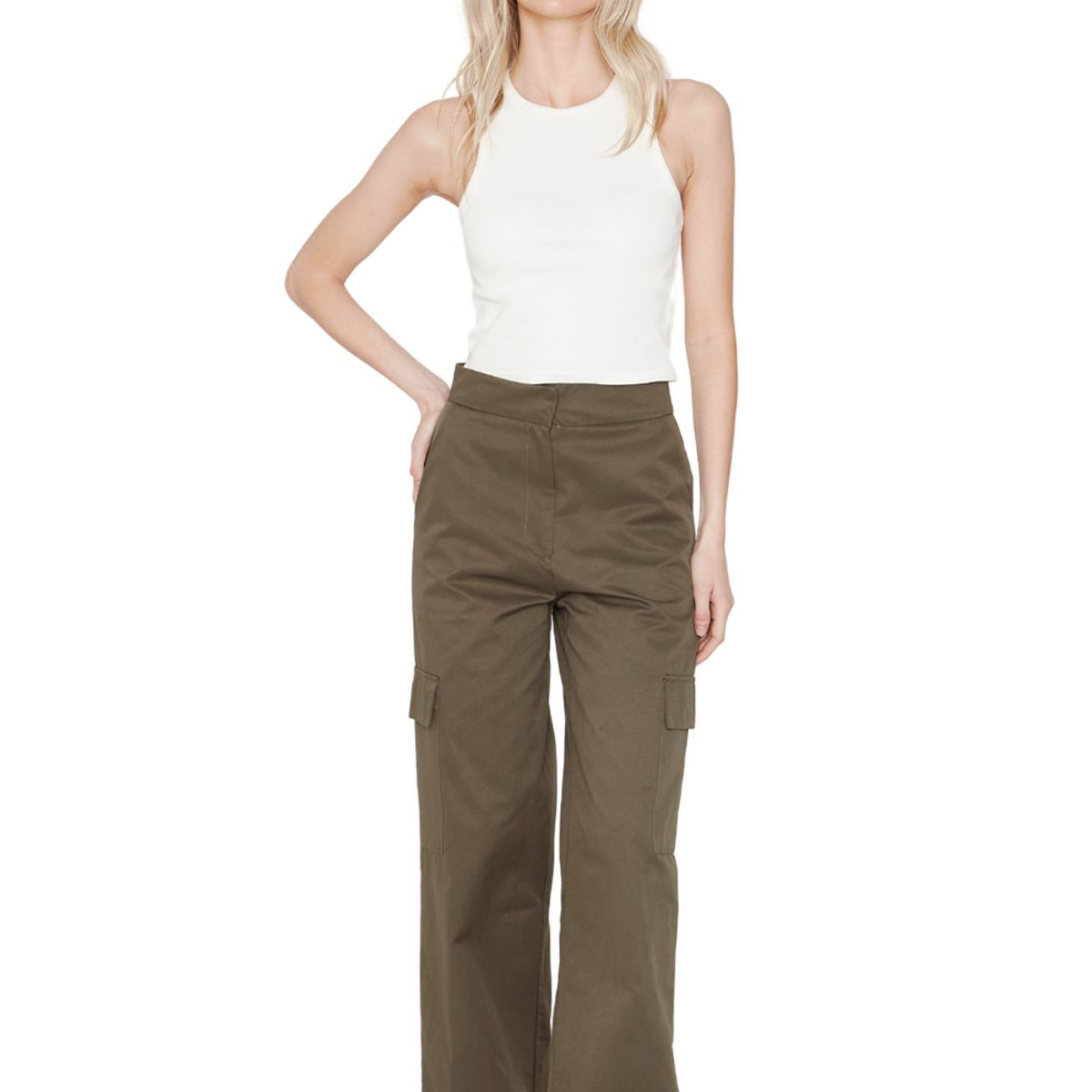 JACINTA TIENDA - Pantalón Cargo Verde Jacinta Tienda