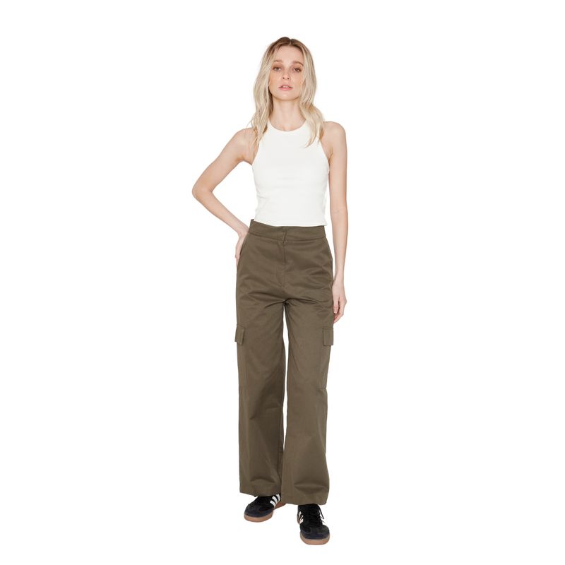 JACINTA TIENDA - Pantalón Cargo Verde Jacinta Tienda