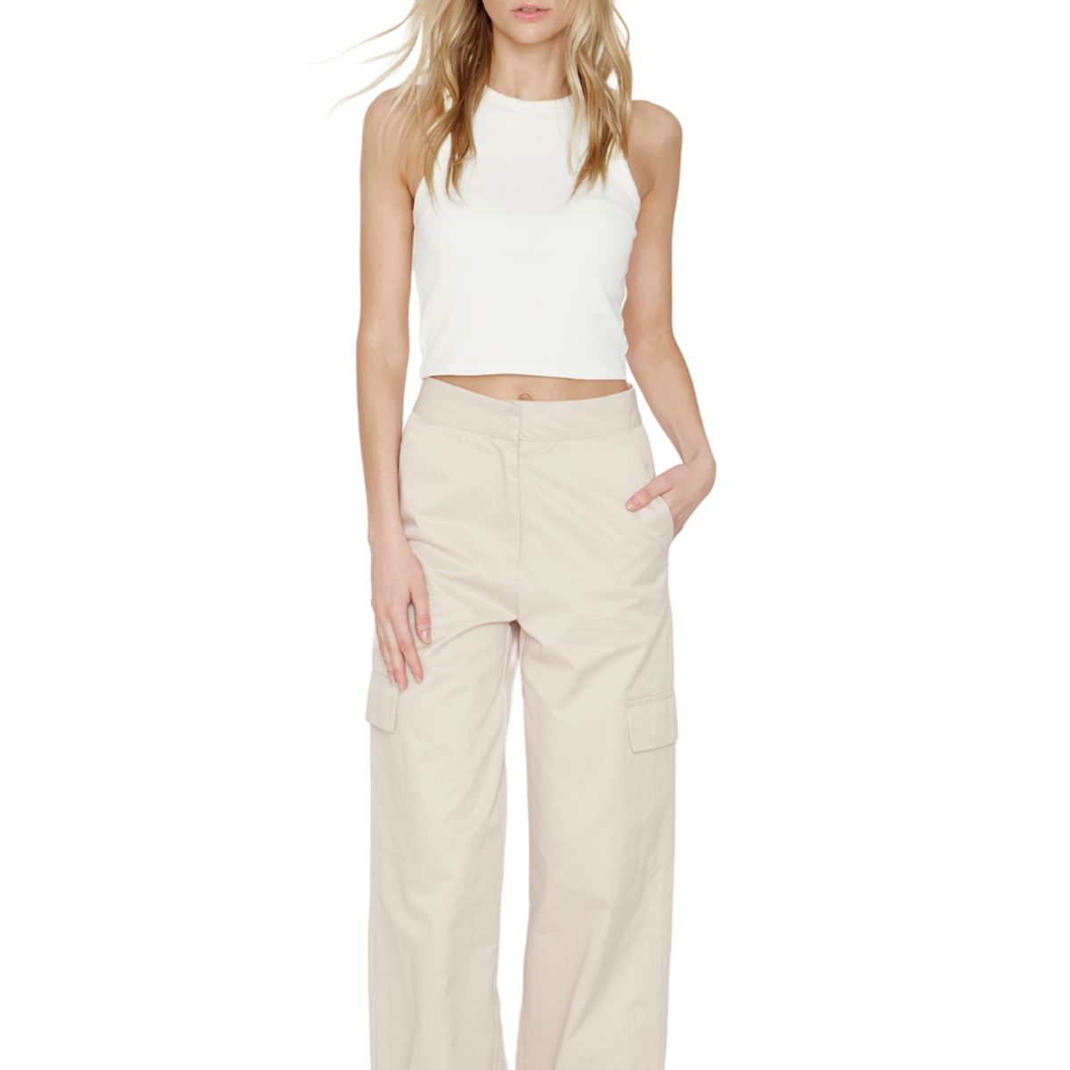 JACINTA TIENDA - Pantalón Cargo crudo Jacinta Tienda