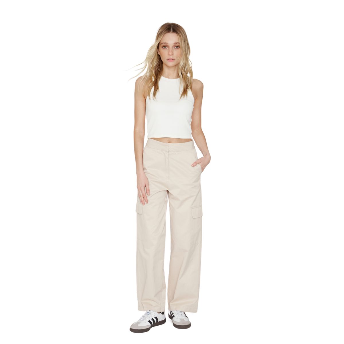 JACINTA TIENDA - Pantalón Cargo crudo Jacinta Tienda