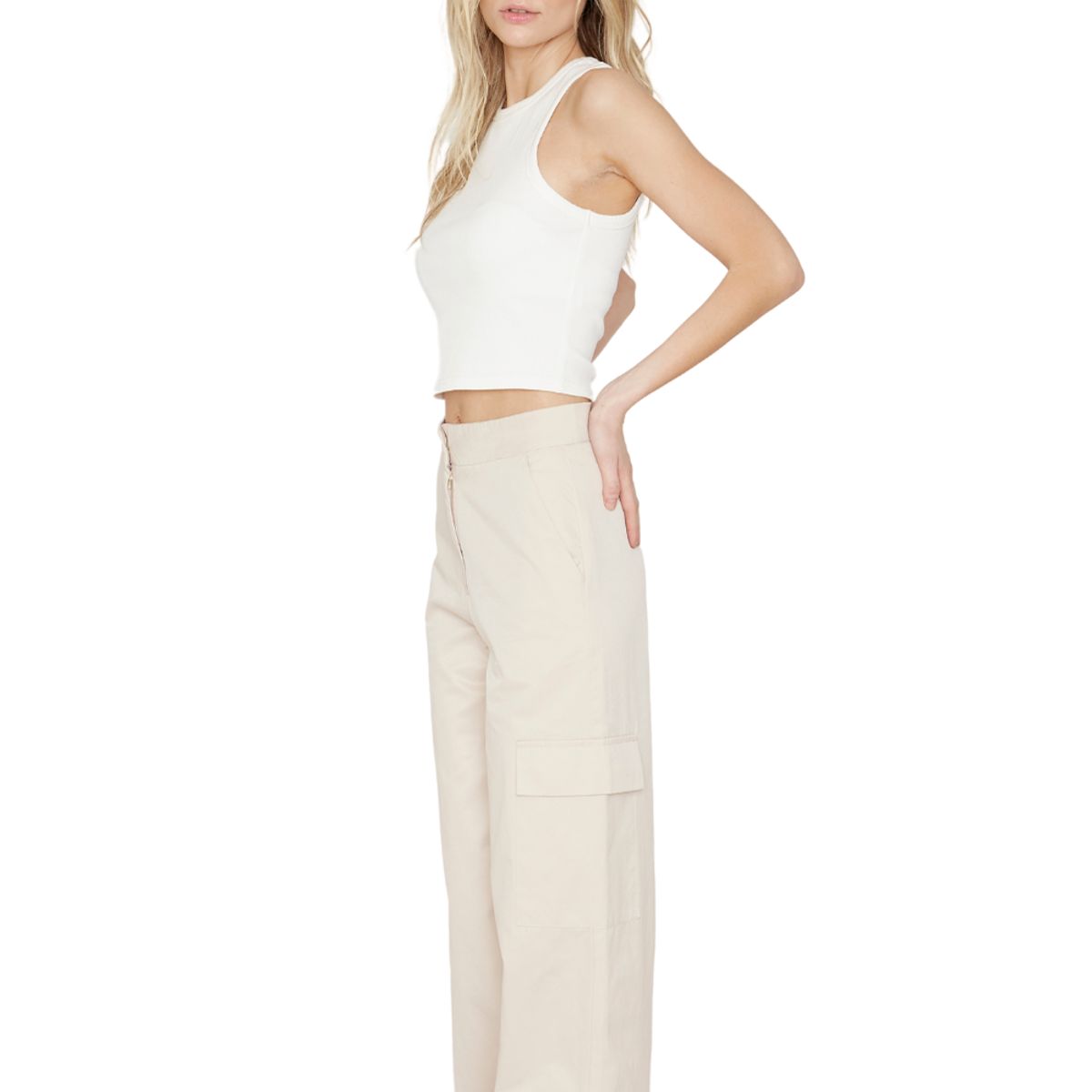 JACINTA TIENDA - Pantalón Cargo crudo Jacinta Tienda