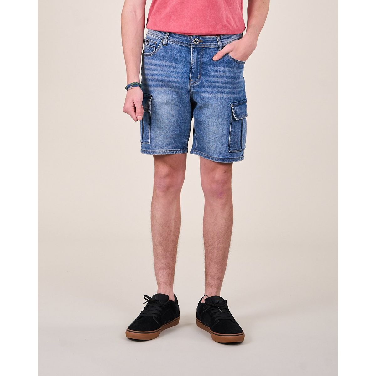 POLEMIC - Bermuda Denim procesado Relax VV339 - Polemic