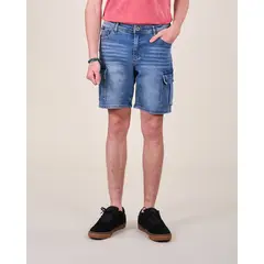 POLEMIC - Bermuda Denim procesado Relax VV339 -