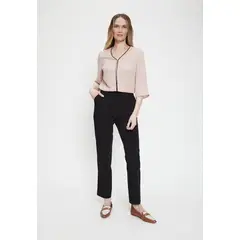 MA GRIFFE - Blusa Manga Larga Rosado Mujer Magriffe