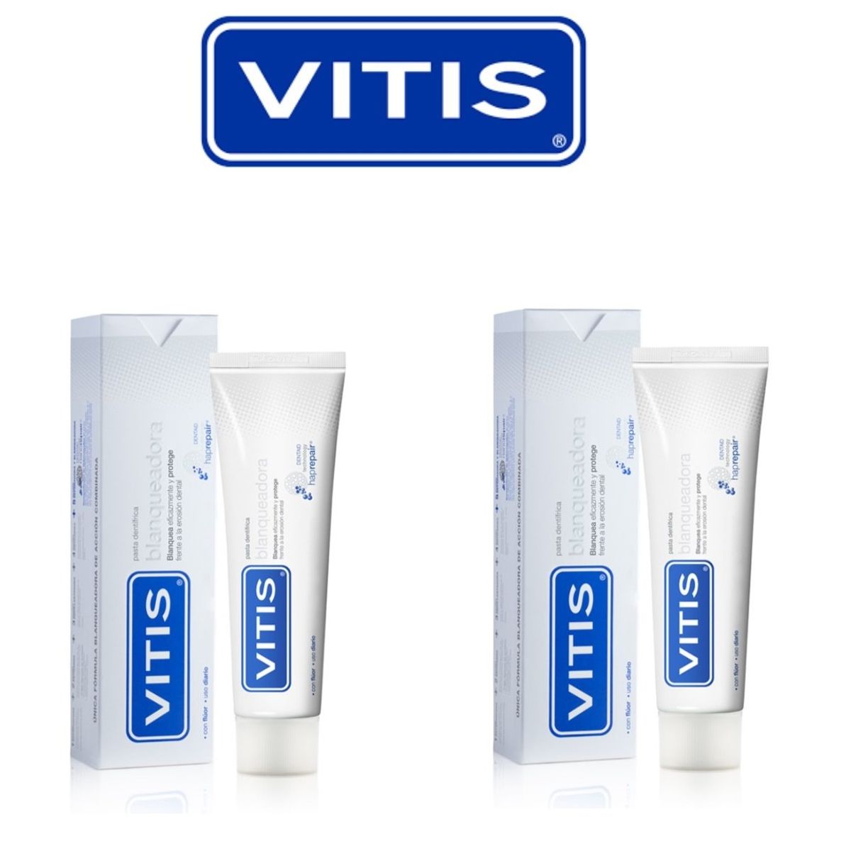 VITIS - Pasta Vitis Blanqueadora Pack x2 unidades