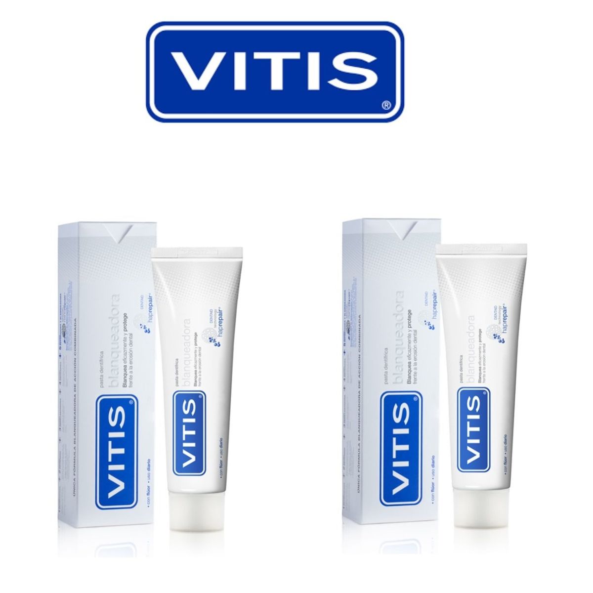VITIS - Pasta Vitis Blanqueadora Pack x2 unidades
