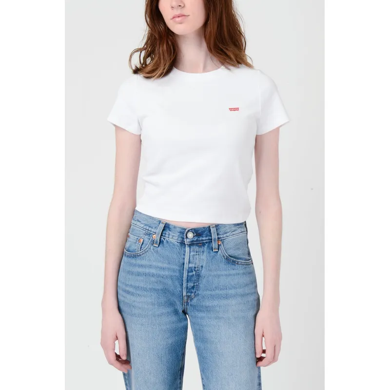 LEVIS - Polera Mujer Essential Sporty Blanco Levis