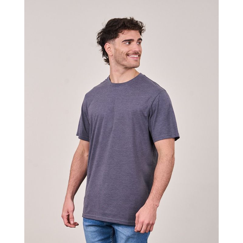 POLEMIC - Polera Vintage Melange manga corta  - Polemic 