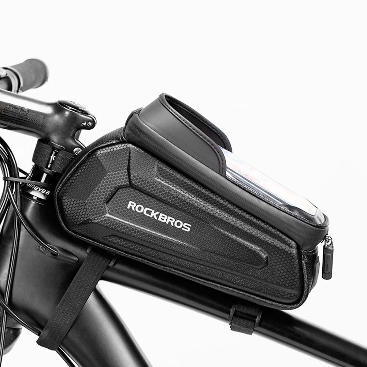 ROCKBROS - Bolso de Bicicleta con soporte de teléfono Rockbros B68