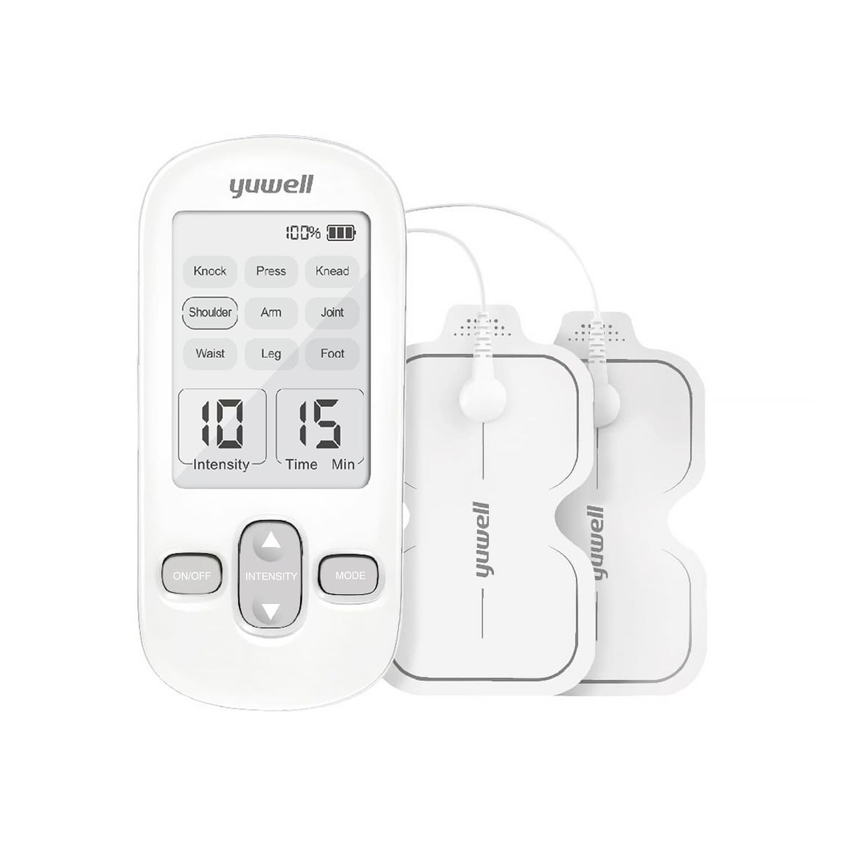 YUWELL - Electroestimulador Yuwell SDP 330 Tens, EMS y Masejador 2 Electrodos Para Aliviar el Dolor