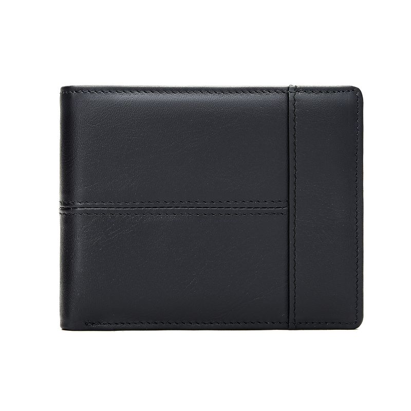 ATURE - Billetera De Cuero Genuino Tarjetero RFID Hombre Espacioso