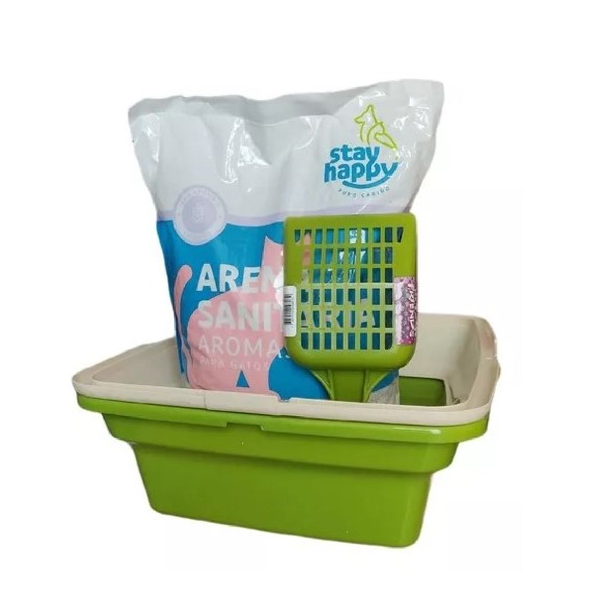 GENERICO - Kit Baño Sanitario Arenero Ó Bandeja Cborde  pala 10kg Arena