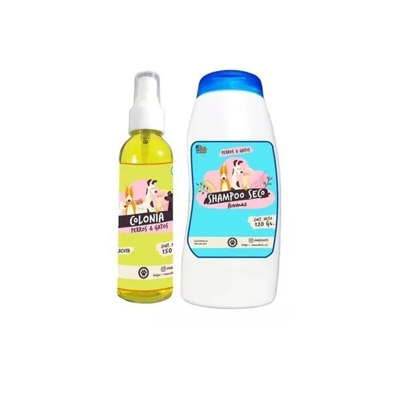 MASCOKITS - Kit Para Perro Shampoo Seco  Colonia Maracuya-Coco