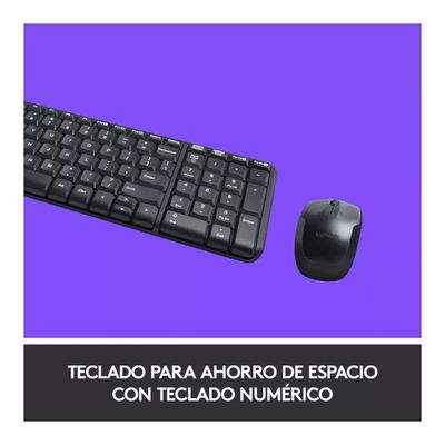 Imagen 2 del producto Kit Teclado Y Mouse Inalambrico Mk220