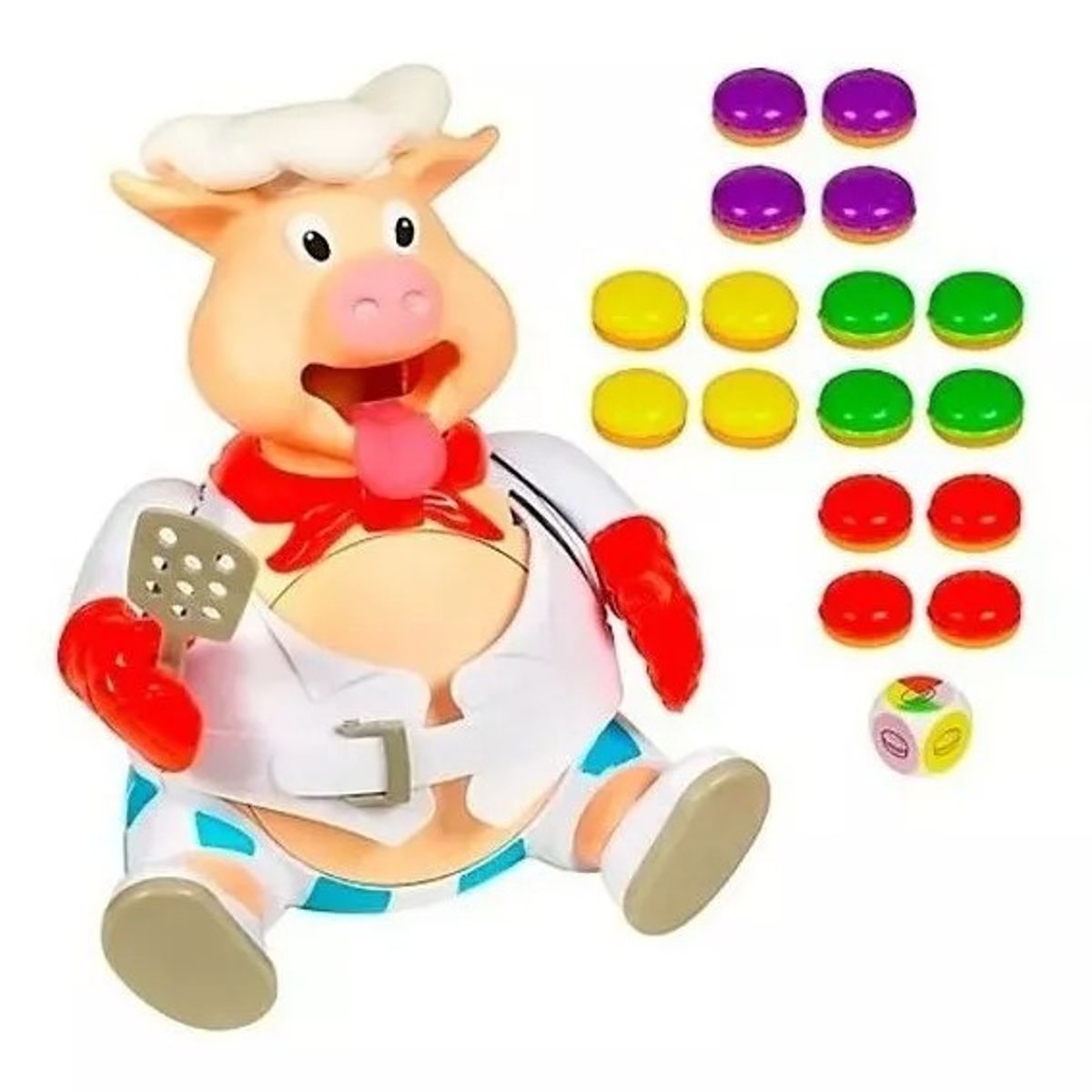 GENERICO - Juego De Mesa Anton Zampon Chanchito Gloton