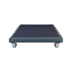 BLOCCARE - Base De Cama 1.5 Plazas Box 8 cm largo 190 cm con ruedas deluxe
