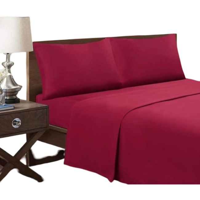 GENERICO - Sábanas 144 Hilos Confort - 2 Plazas C8