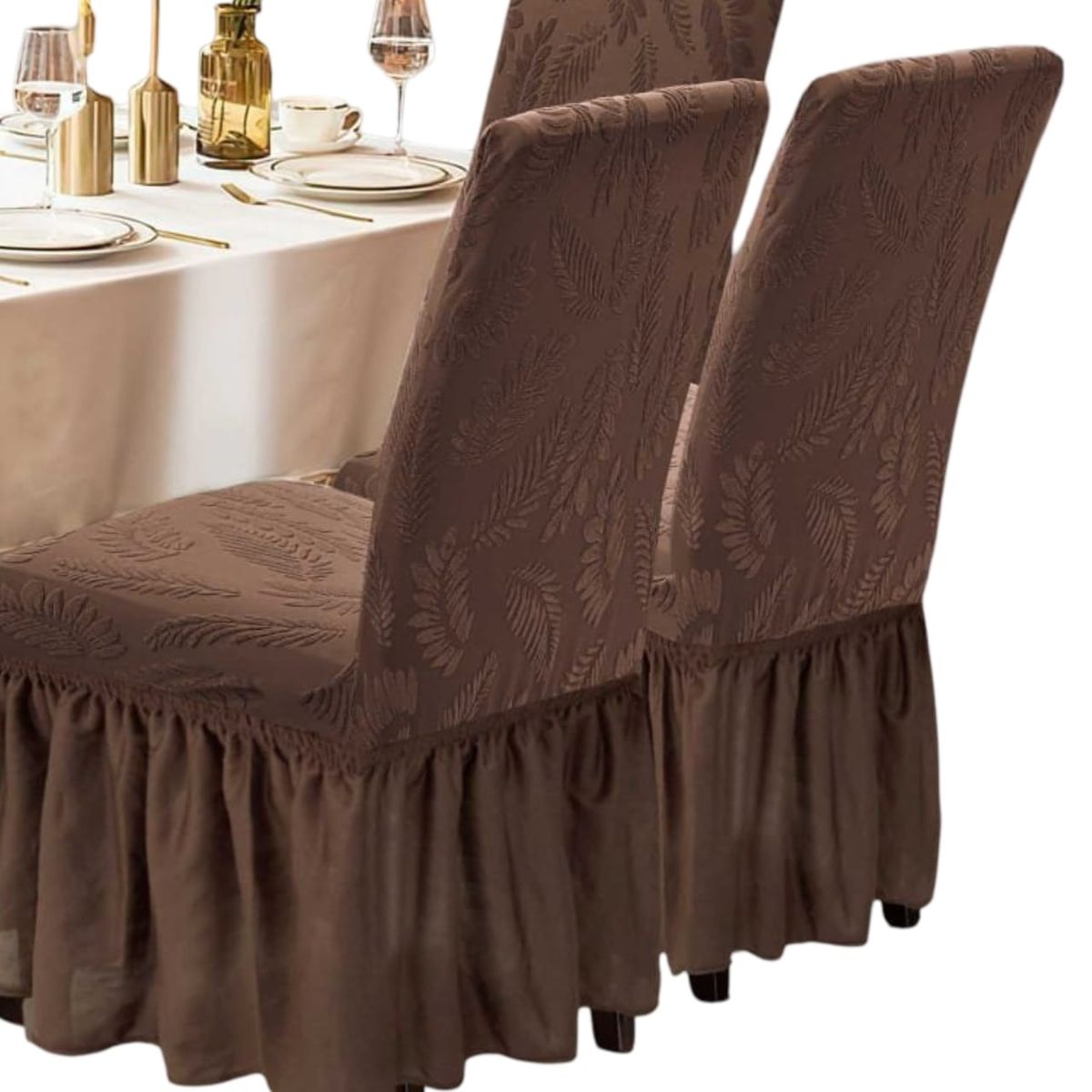 GENERICO - Fundas Sillas Turcas Diseñadas - Pack 6 D3