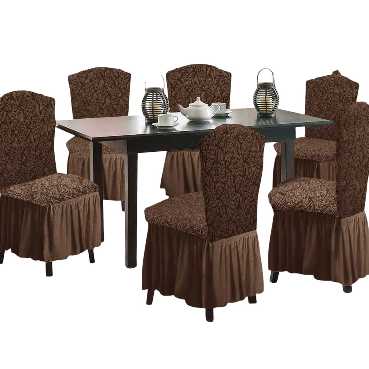 GENERICO - Fundas 3D para Sillas Turcas - Pack de 6 F11