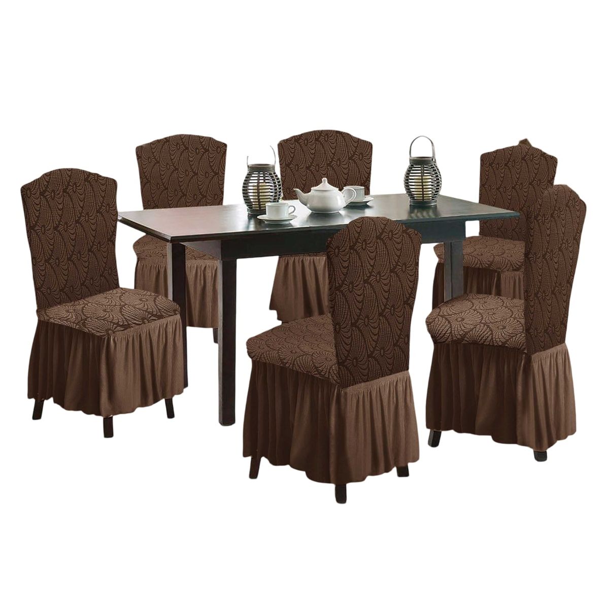 GENERICO - Fundas 3D para Sillas Turcas - Pack de 6 F11