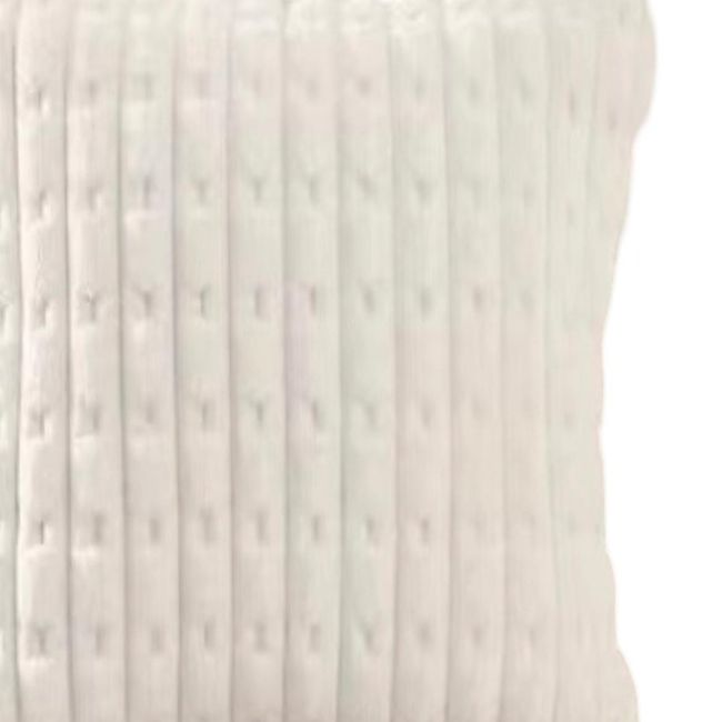 GENERICO - Par de Fundas de Cojín Estilo Bambú Blanco