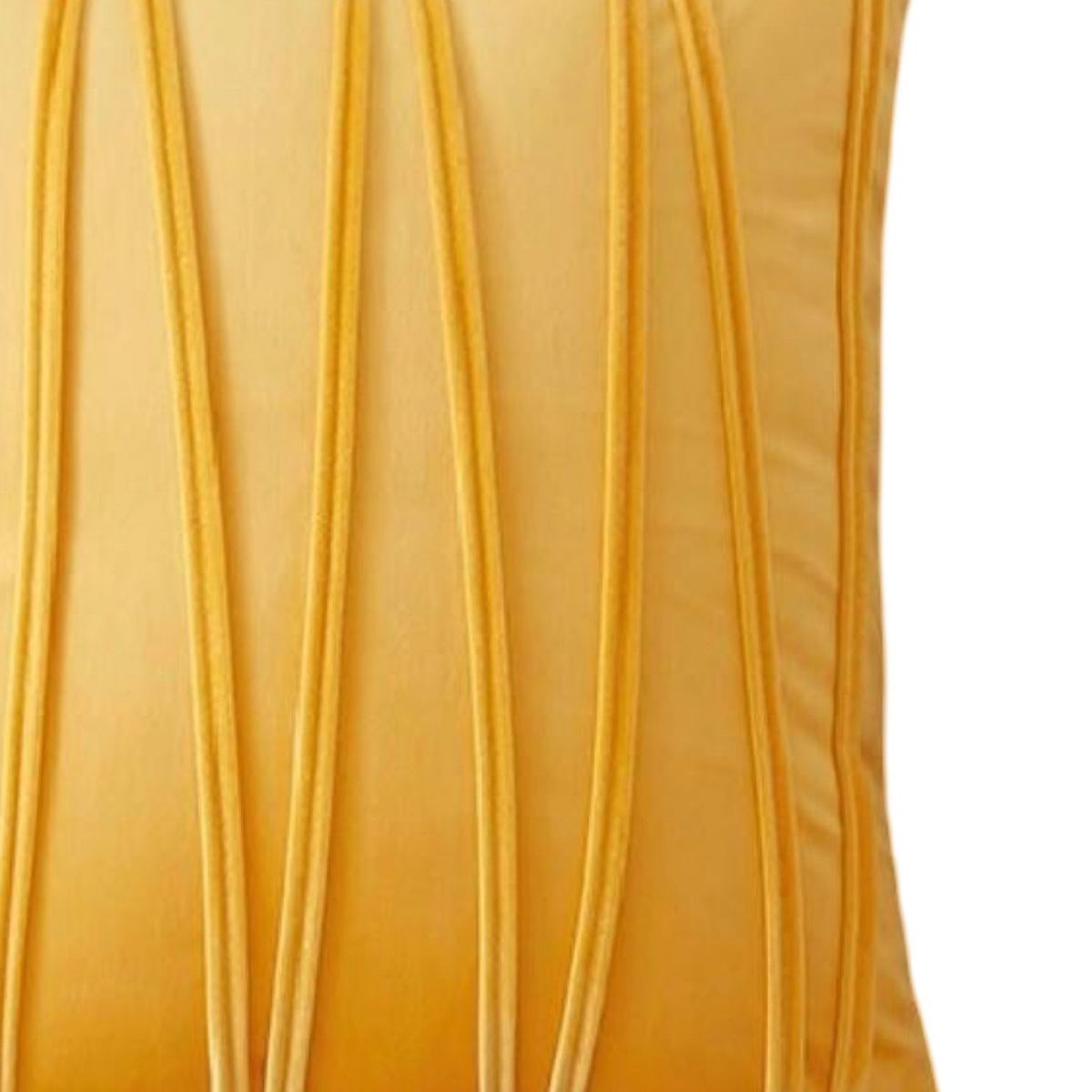 GENERICO - Par de Fundas de Cojín Estilo Terciopelo-Mostaza