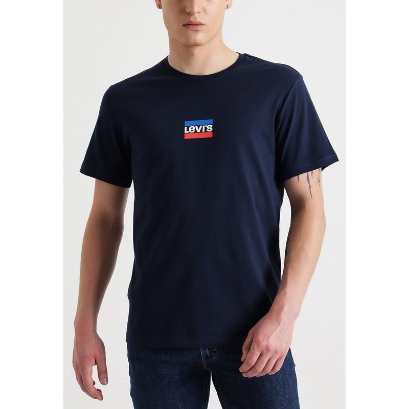 LEVIS - Polera Hombre Logo Sportswear Azul Levis