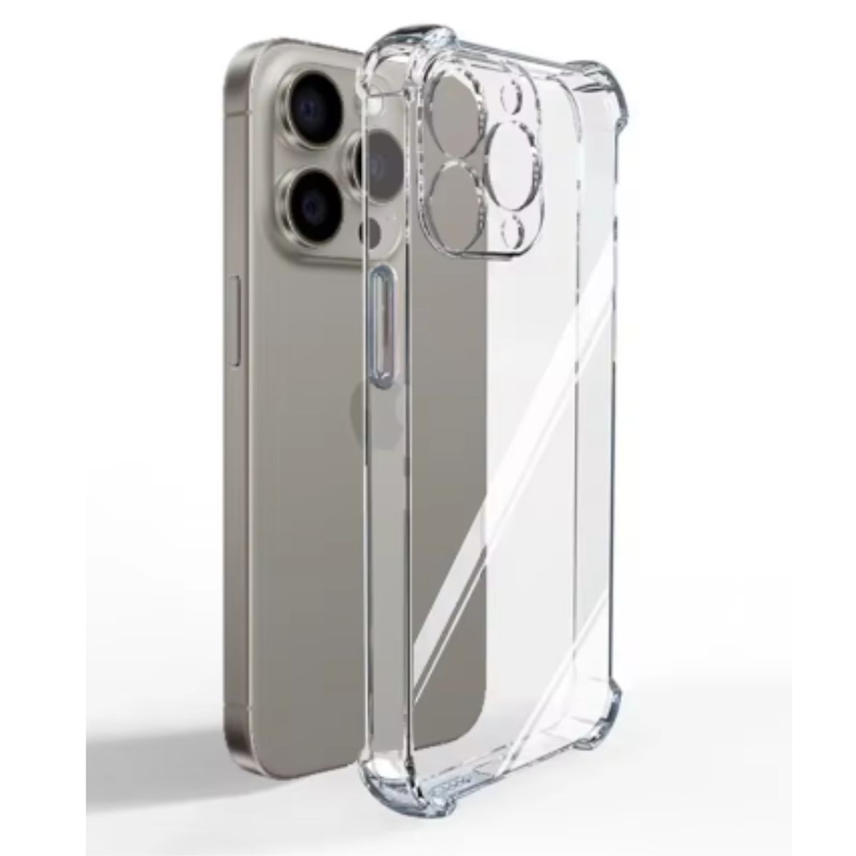 GENERICO - Carcasa Funda Transparente Reforzada Para iPhone 16 Pro Max