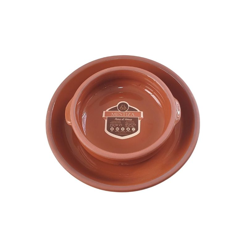 MESTIZA - Set Cazuela 15 con Plato Pura Miel