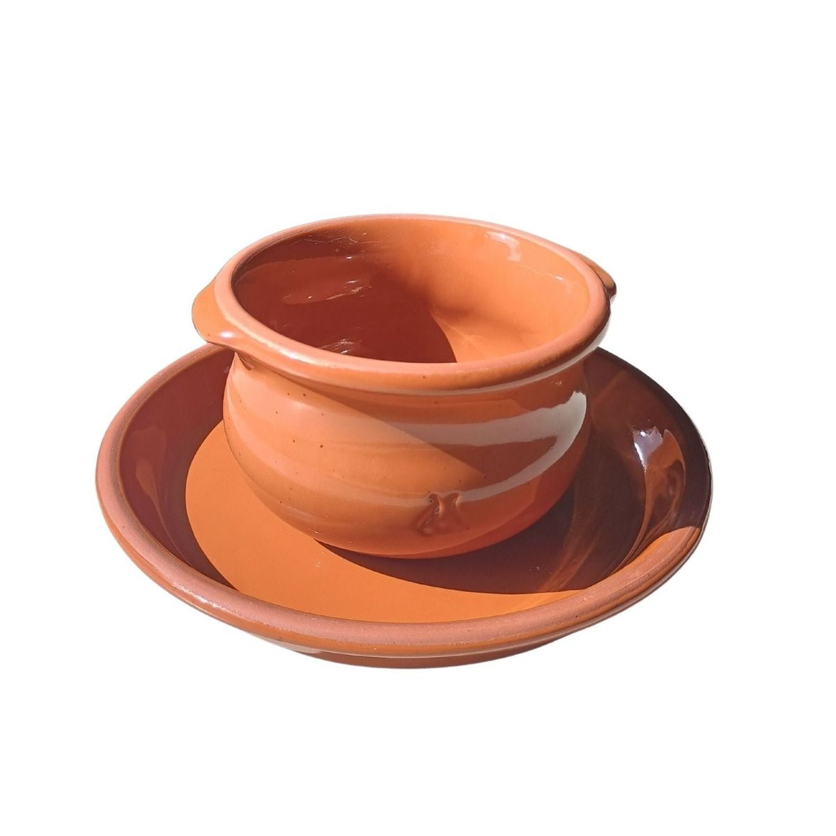 MESTIZA - Set Cacerola con Plato Pura Miel.