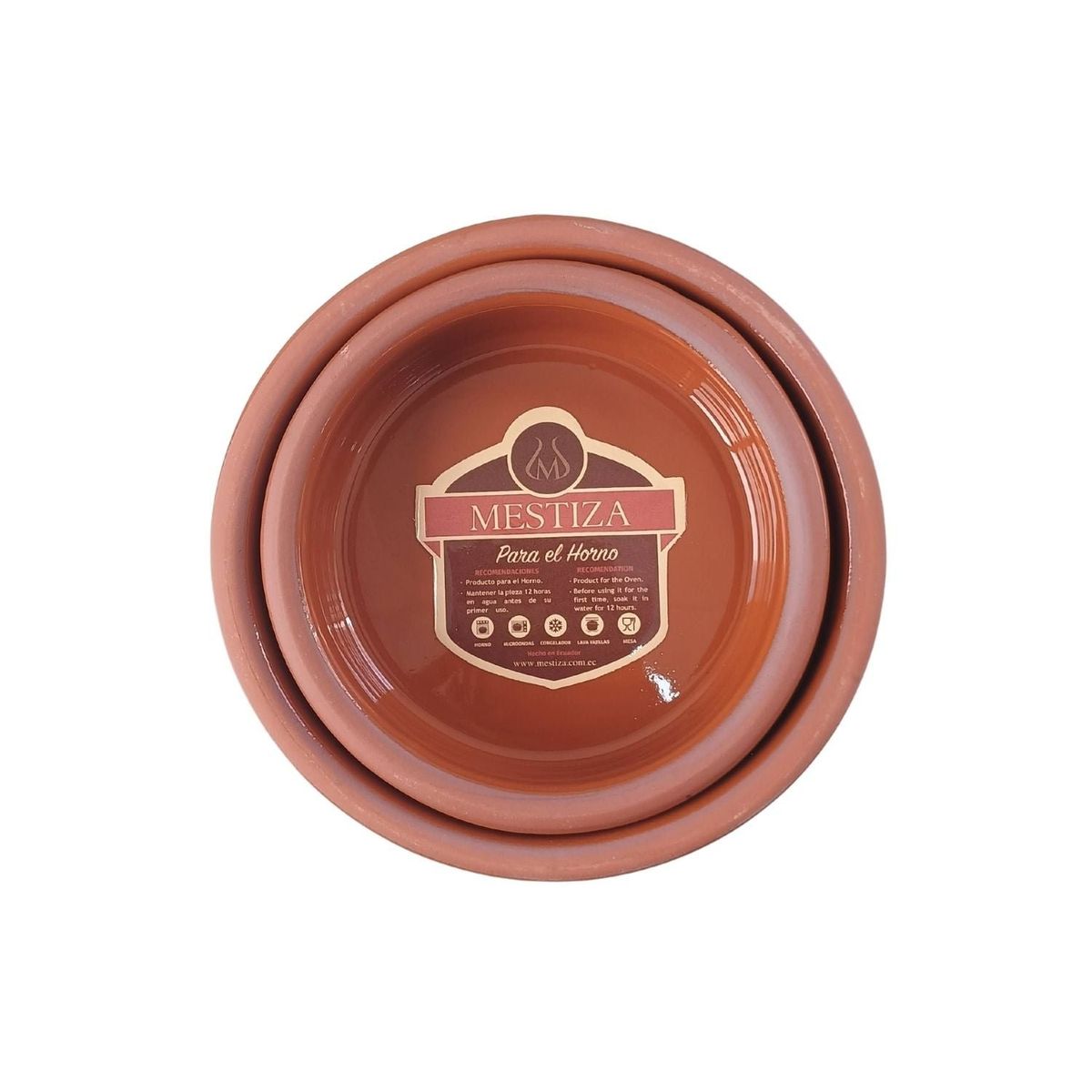 MESTIZA - Set Cazuelas Sin Asa Pura Miel