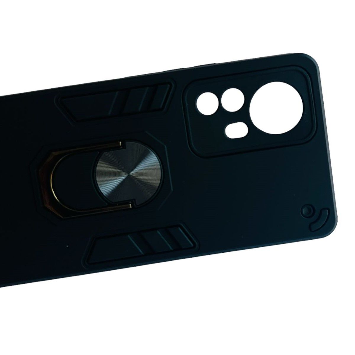 GENERICO - Carcasa Para Xiaomi Mi 12 Pro Anti Golpes Anillo Negro