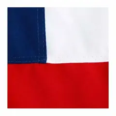 OEM - Bandera De Chile 60 X 90 Cm Tela Bordada Reforzada