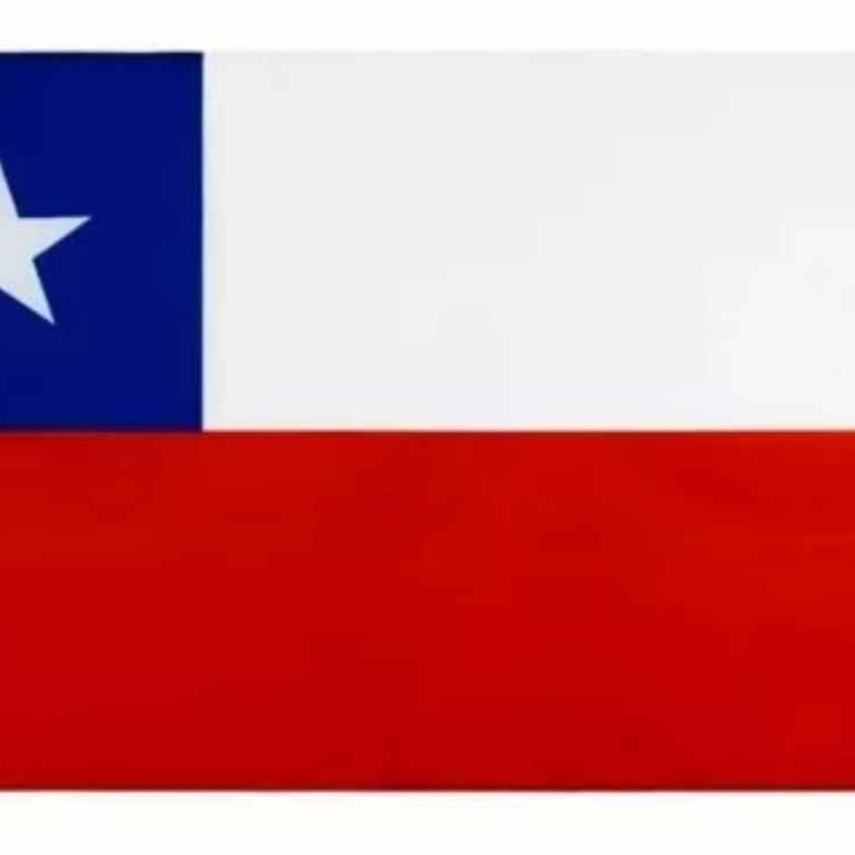 OEM - Bandera De Chile 120 X 180 Cm Tela Banderín
