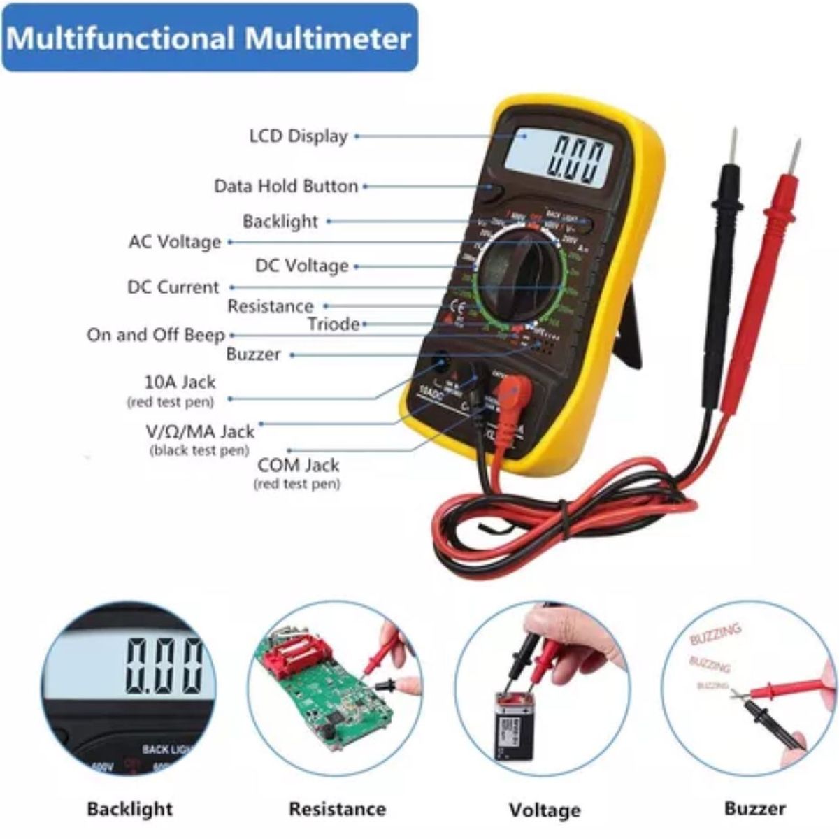 GENERICO - tester digital DT-830B