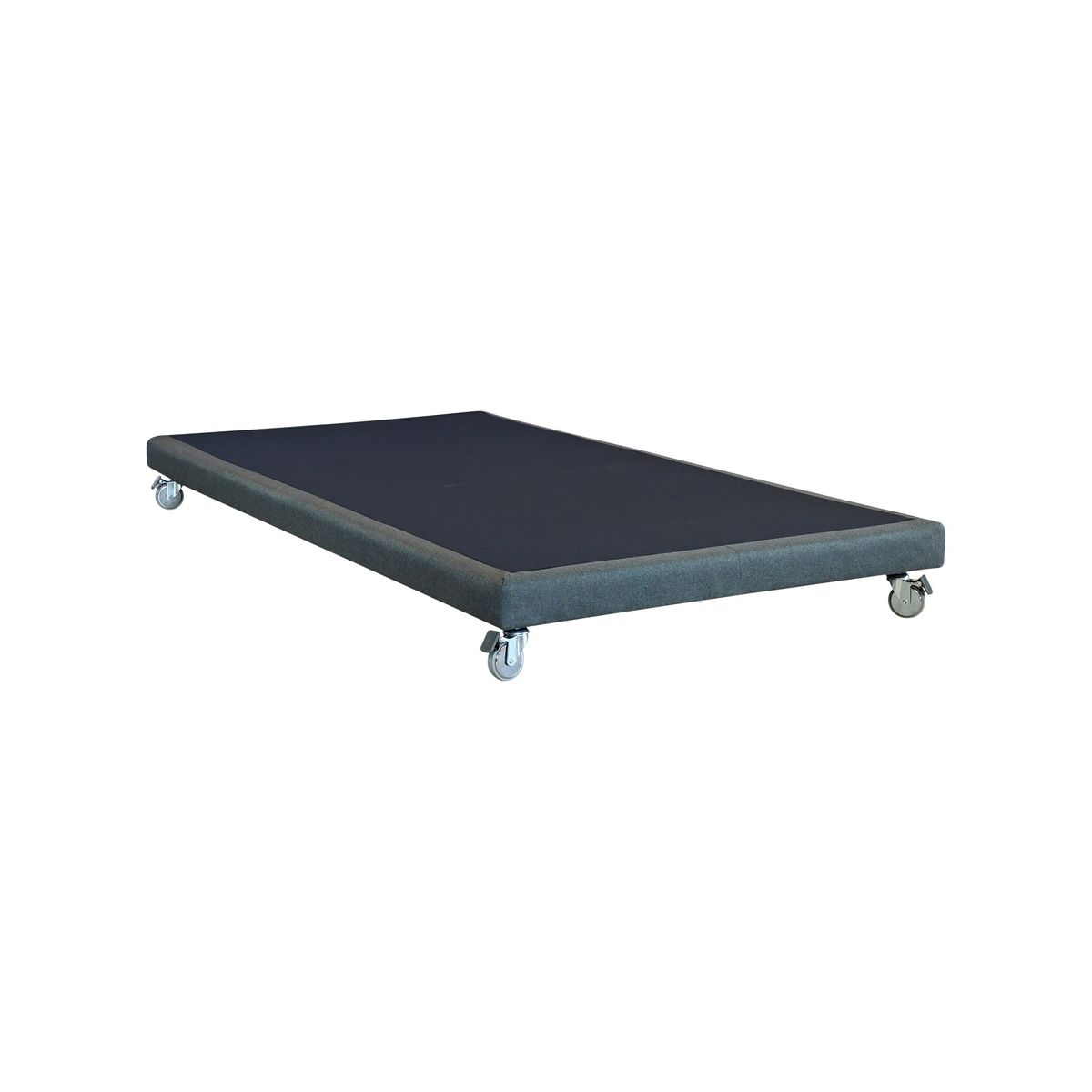 BLOCCARE - Base De Cama 1.5 Plaza Box 8 cm L190 cm con rueda pyton.Para colchon V.Elastico