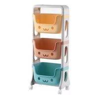Estante Organizador Juguetes De 3 Niveles Diseño Infantil