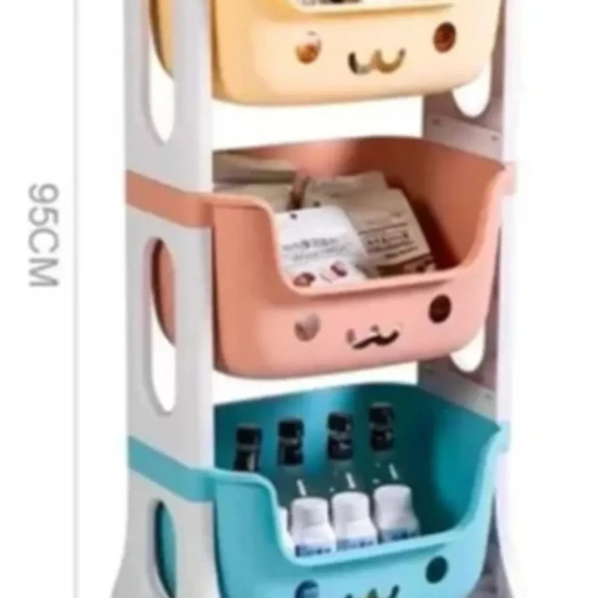 U BUY - Estante Organizador Juguetes De 3 Niveles Diseño Infantil