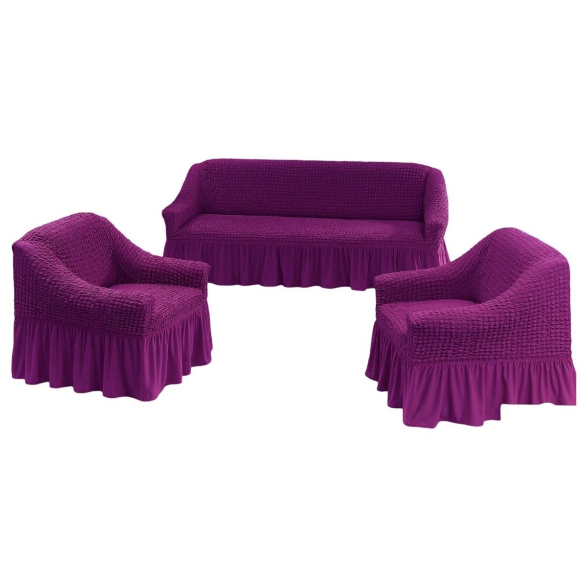 GENERICO - JUEGO DE FUNDAS TURKAS CUADRILLE 3+1+1 D52