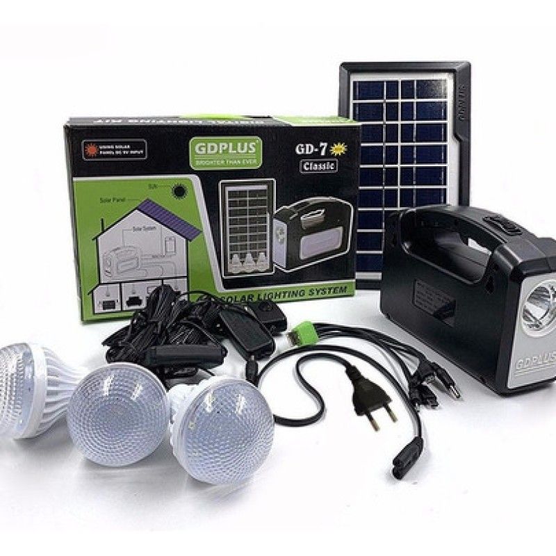 ROZENBERG SPA - Kit Solar De Emergencia 220v Camping Con Ampolletas
