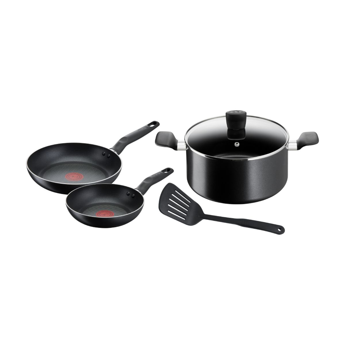 TEFAL - Bateria de cocina Antiadherente SuperCook 5 PCS