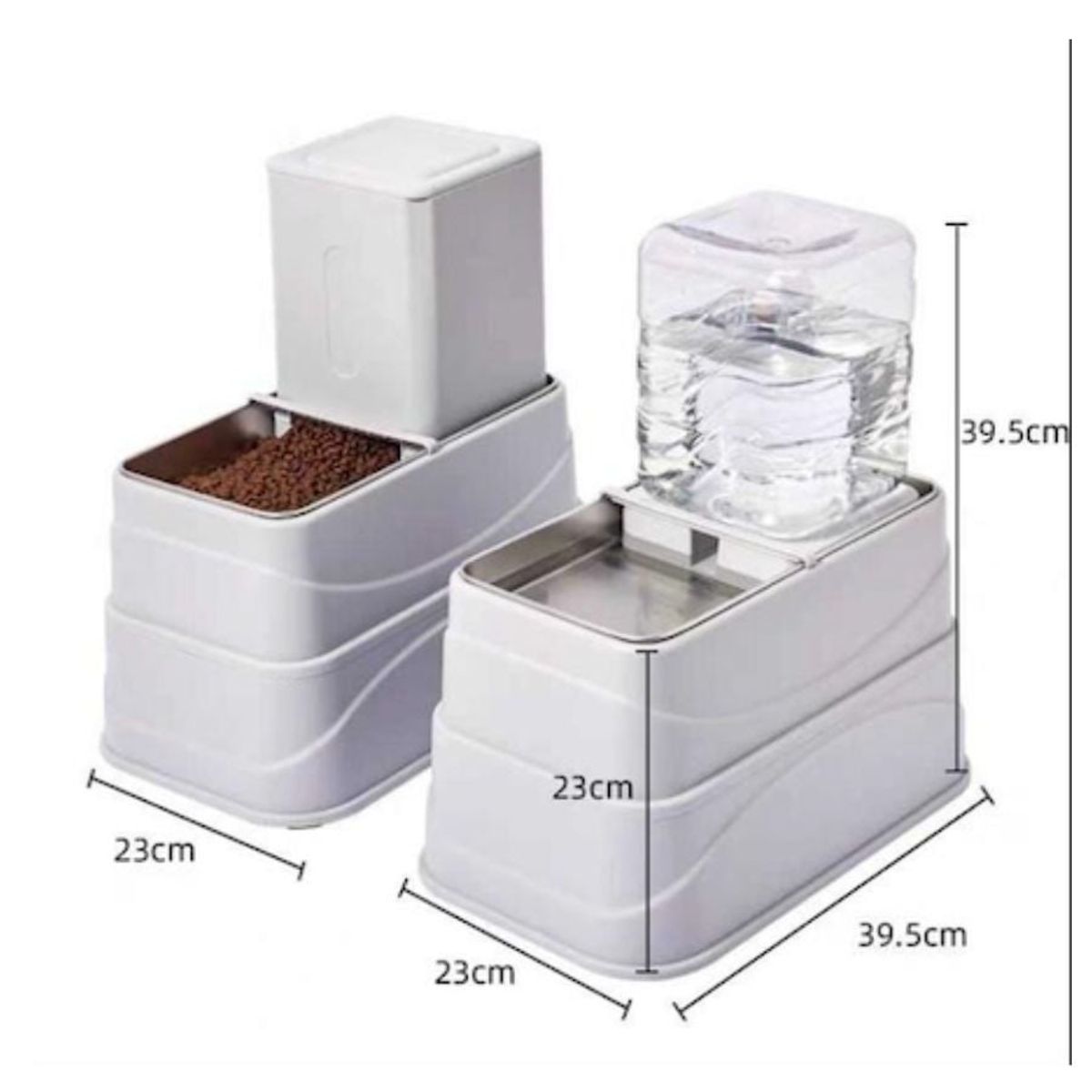 GENERICO - Comedero Y Bebedero Automatico con soporte de altura