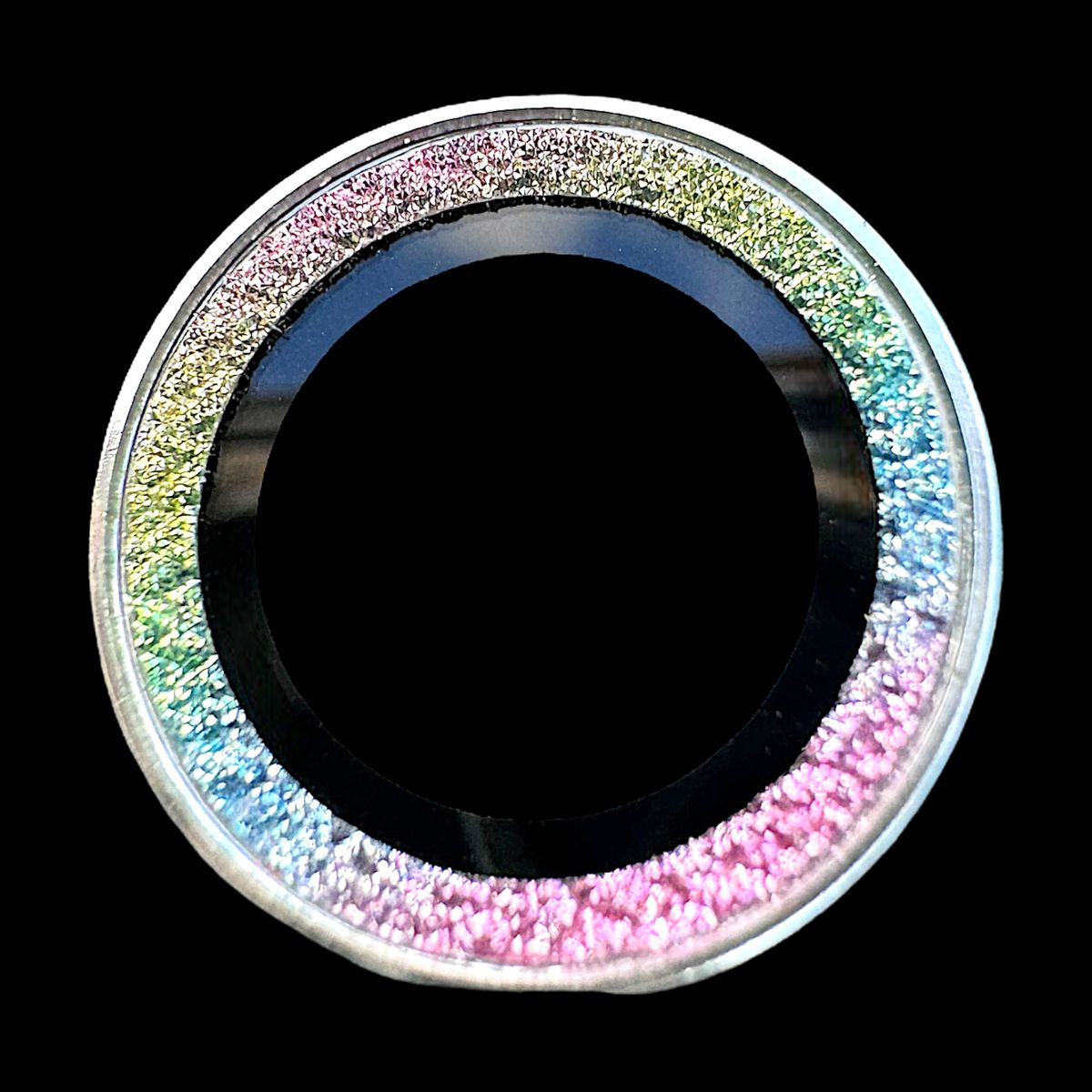 GENERICO - Protector de cámara modelo Escarchado iPhone 15pro-15promax Multicolor