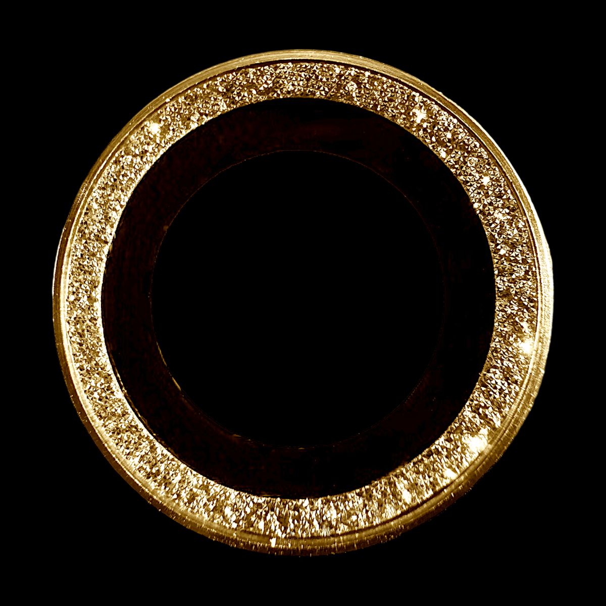 GENERICO - Protector de cámara modelo Escarchado iPhone 15pro-15promax Dorado