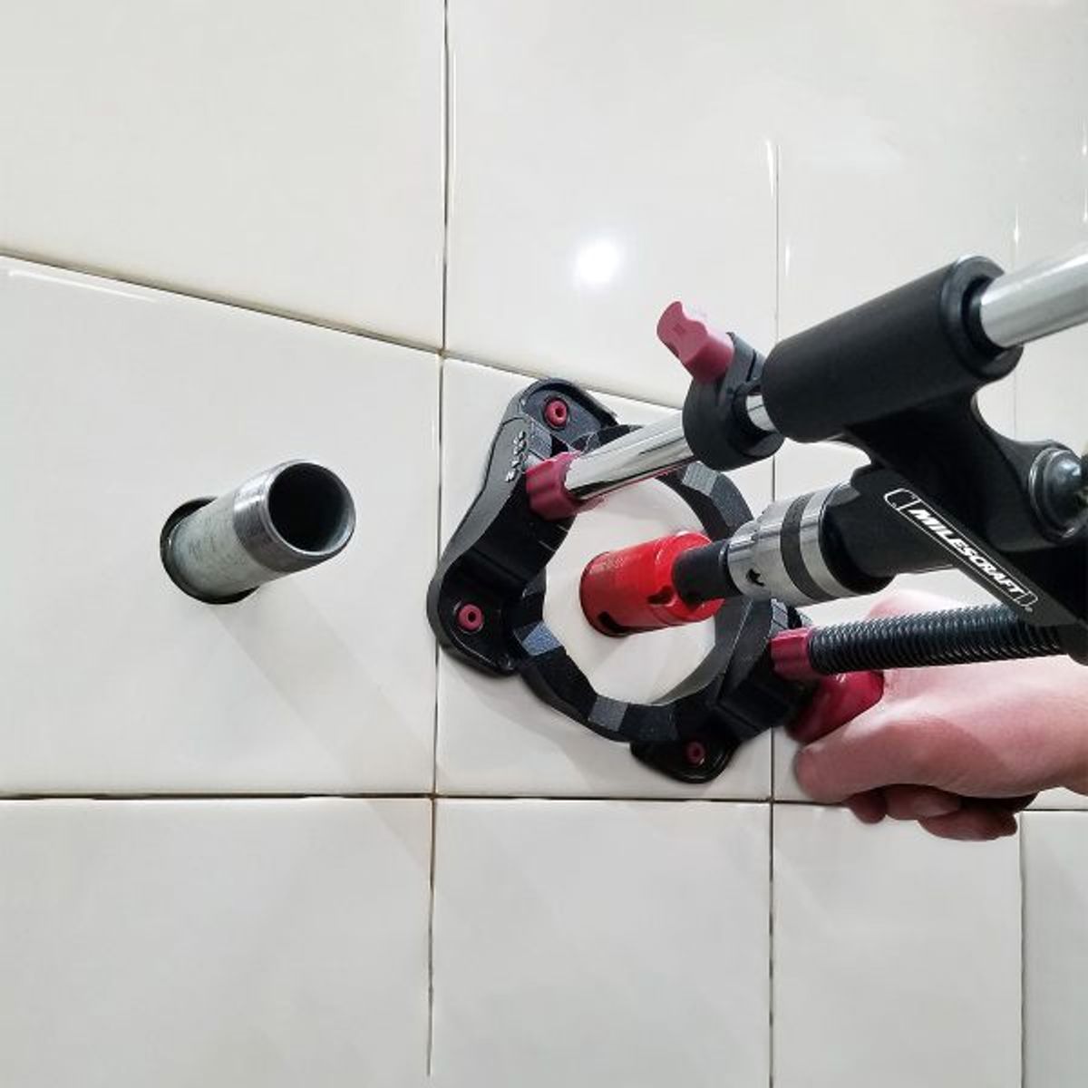 MILESCRAFT - Soporte De Taladro Portátil Accudrillmate Milescraft