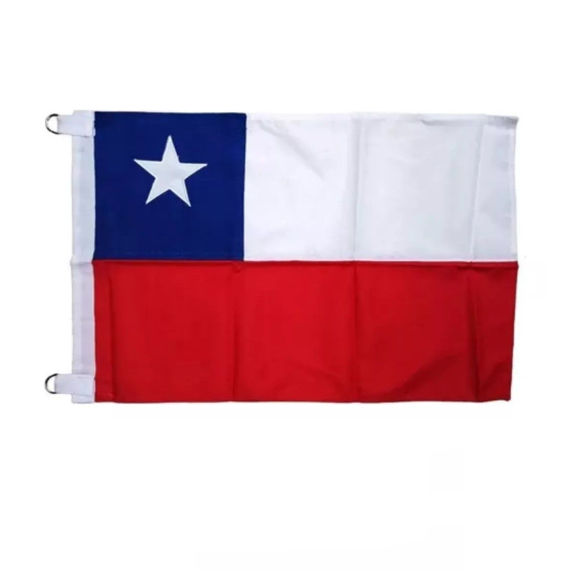 GENERICO - Bandera Premium Chile Chilena Bordada Reforzada 135x90 Cm