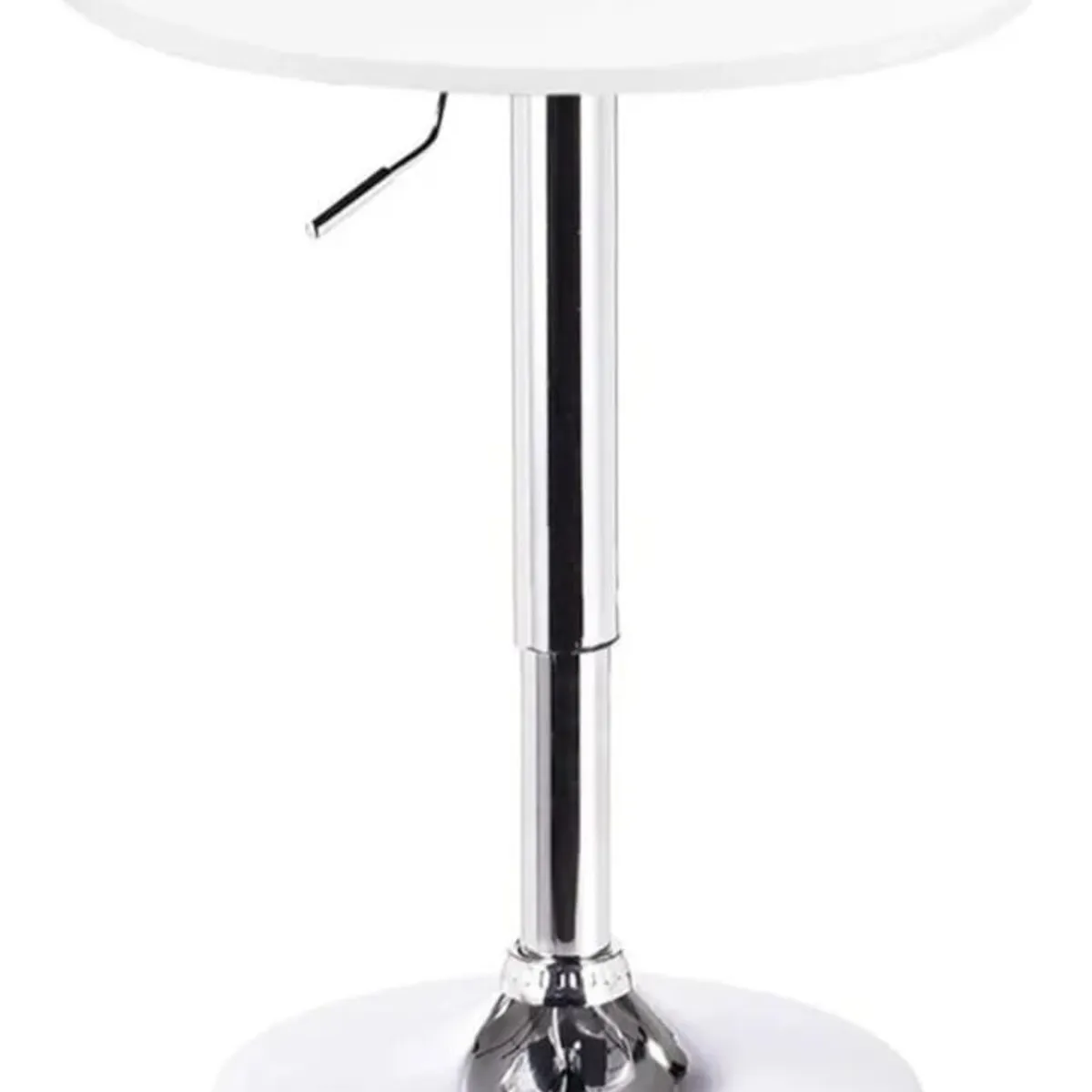 ARTIHOGAR - Mesa Bar de Altura Regulable 80 CM MDF Color Blanco